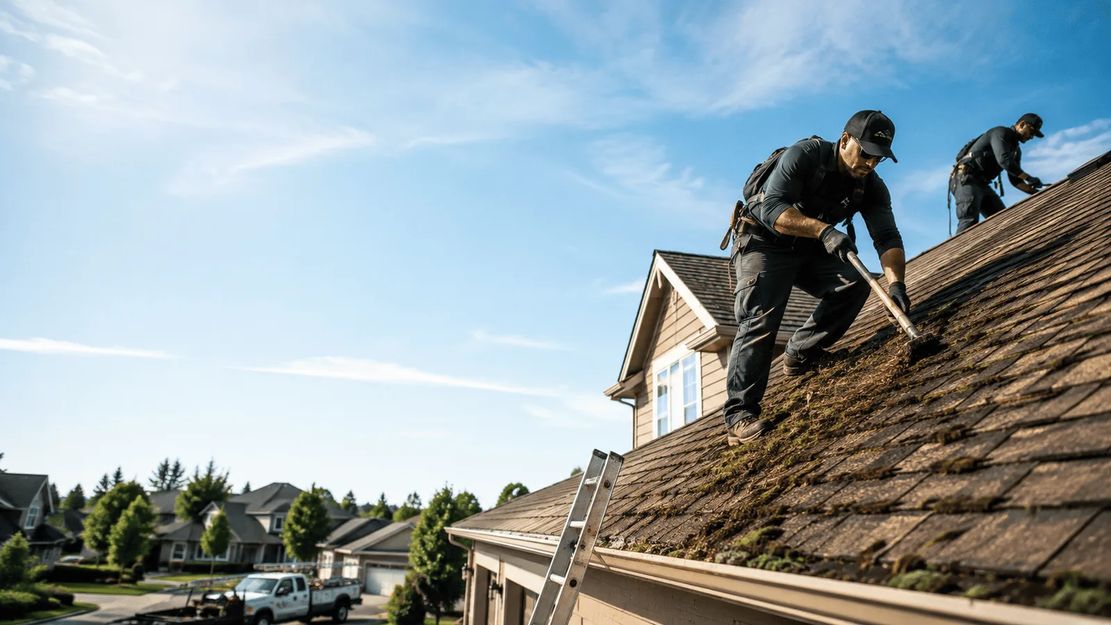 Roof Moss Removal in Rubicon, WI near me